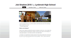Desktop Screenshot of lhsjobshadow.org