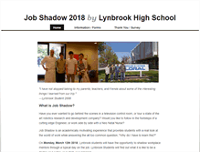 Tablet Screenshot of lhsjobshadow.org